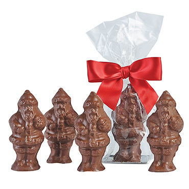 Place setting Santas